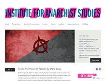 Tablet Screenshot of anarchiststudies.org
